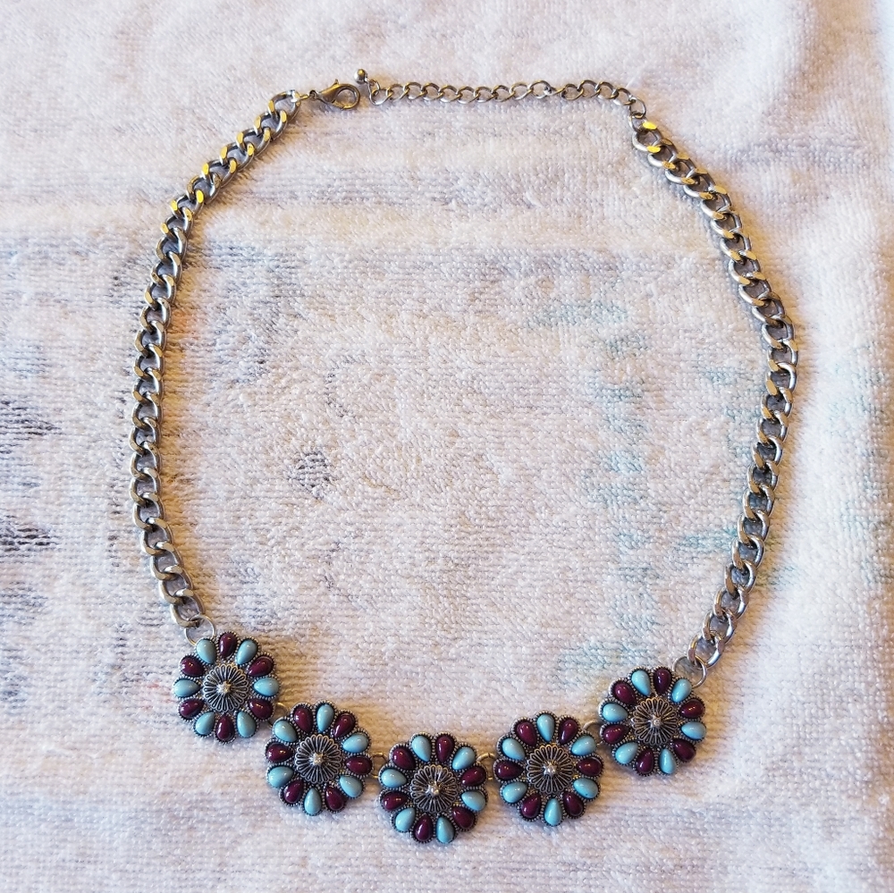 Silver necklace - Picture 2 of 2